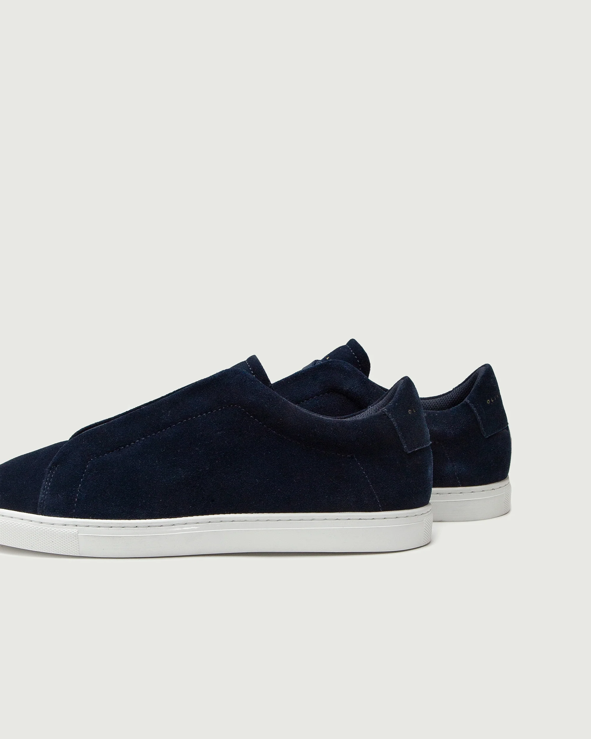 Low 1 Laceless | Navy Suede - Image 2